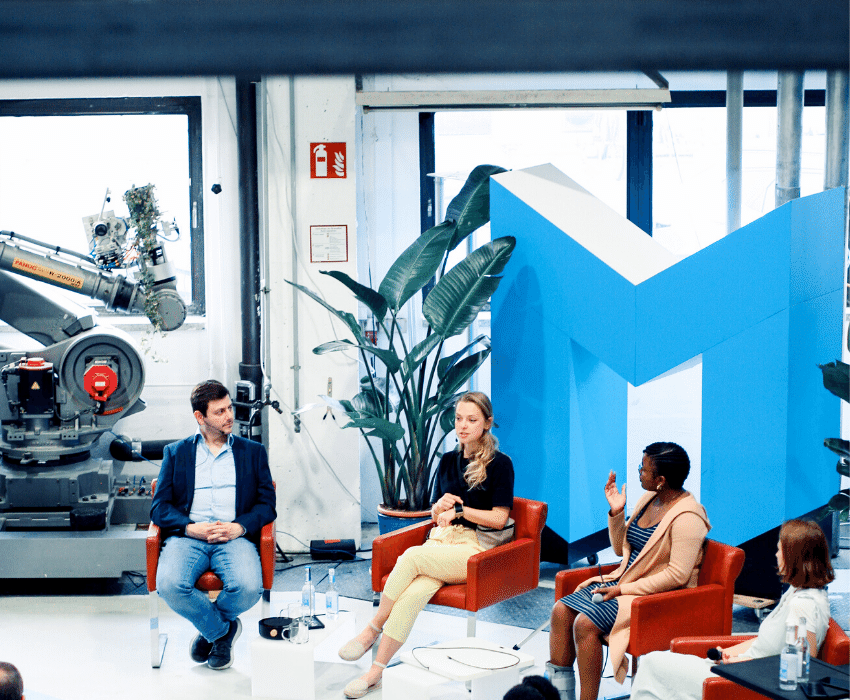 Das ist der moderne und helle Event space in Berlin.