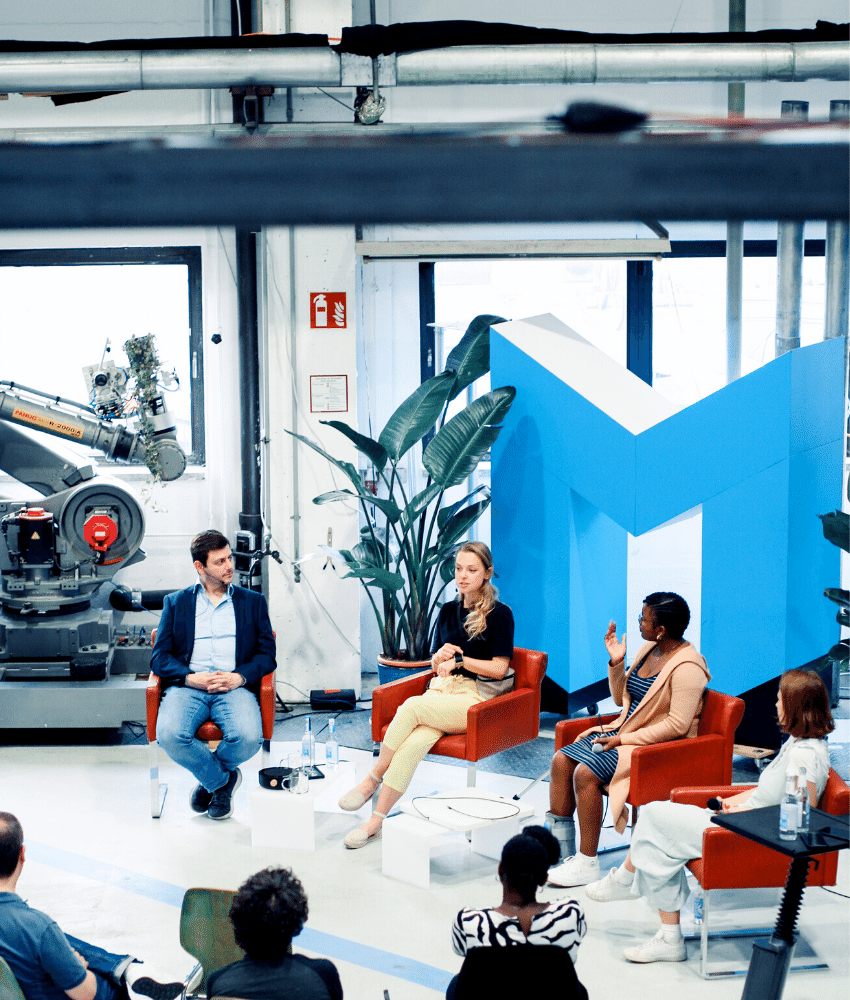 Das ist der moderne und helle Event space in Berlin.