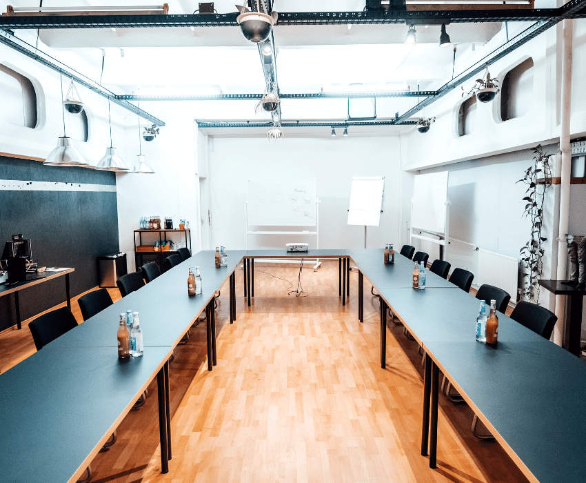 Different innovative meeting spaces in our coworking space.