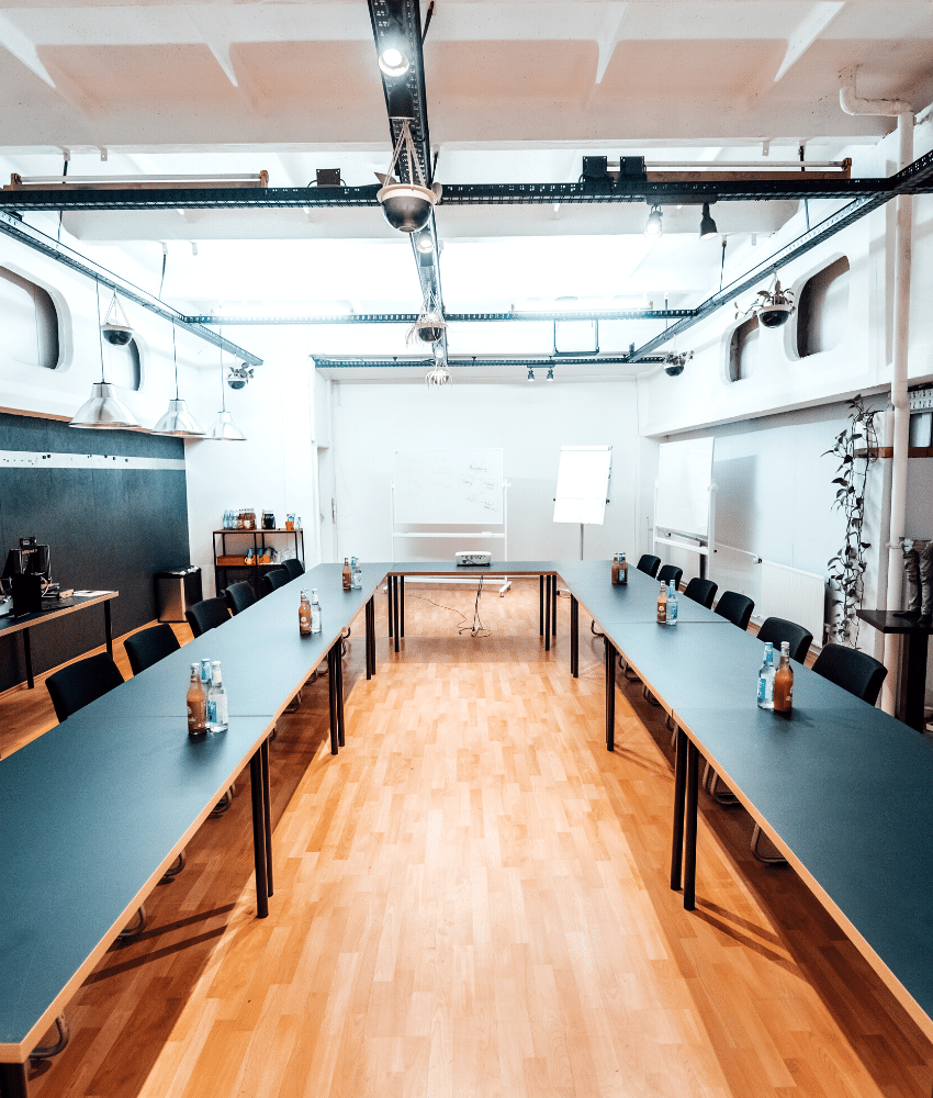 Different innovative meeting spaces in our coworking space.