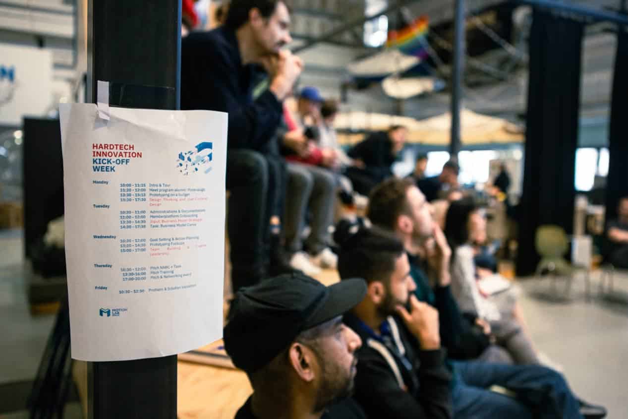 This was our schedule for the Hardtech Innovation Berlin Accelerator week.