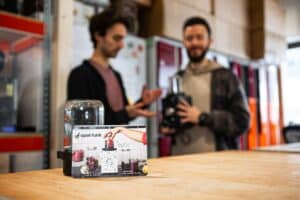 This is the re:mix, a sustainable blender for the c