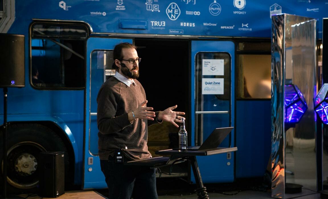 This is Jeff Katz on stage at our latest bootcamp organized by our accelerator program in cooperation with BACB.