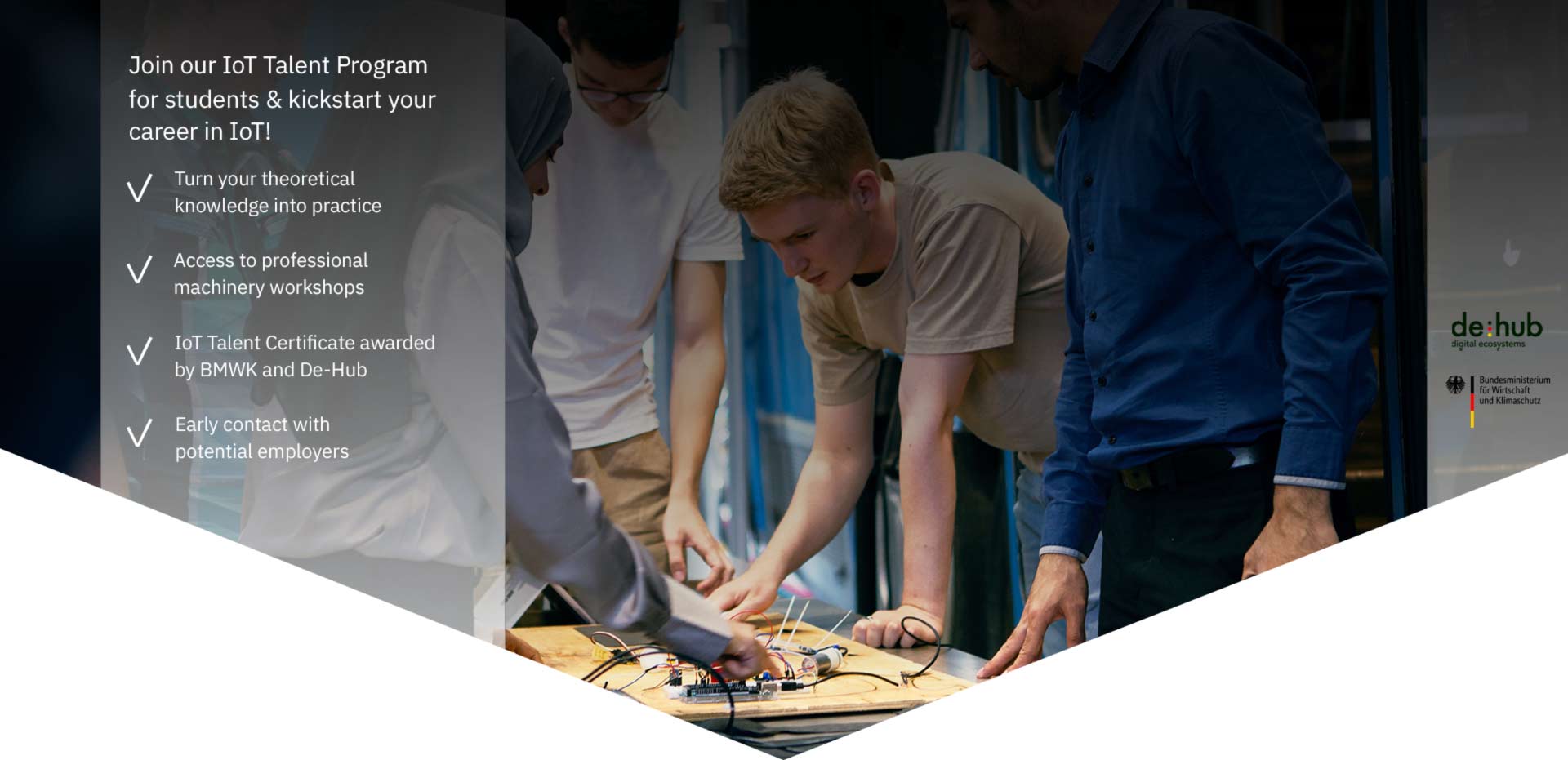 Join our Internet of things program for students and boost your CV with the official iot certificate.