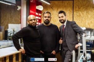 This is the team of NanoMatter, one of the startups out of batch 3 of our MotionLab.Berlin Startup accelerator program Hardtech Innovation.