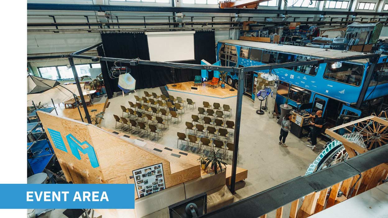 Join one of our events or host your own event at our eventlocation in Berlin at Motionlab.Berlin.