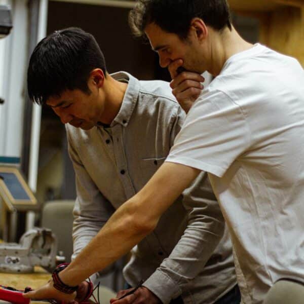 This is the team of Hoop Solar, who are working on a energy efficient and smart farming solution for greenhouses.