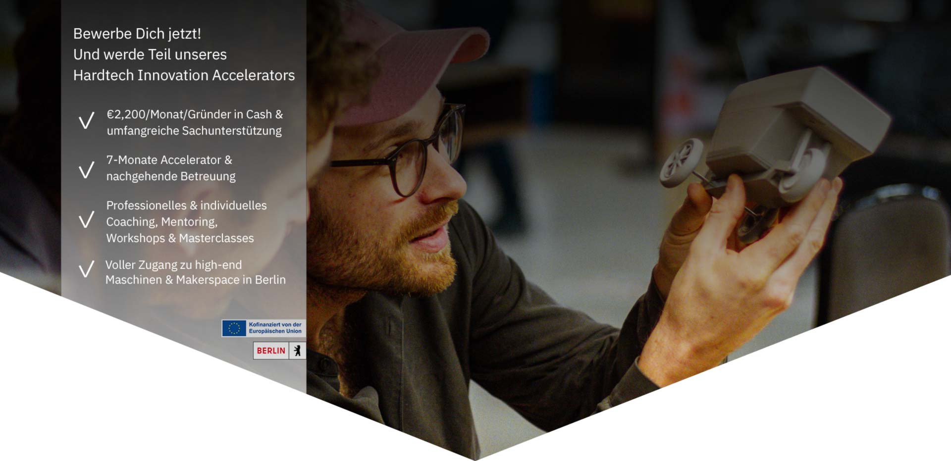 This is our Hardtech Innovation Program, a accelerator program for Startups in Berlin.