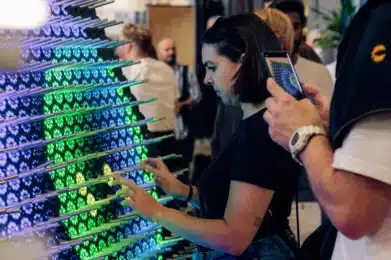 Kunstinstallation: Quanten-Dschungel