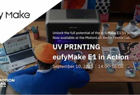 Group of people is meeting to learn how to UV print with eufy